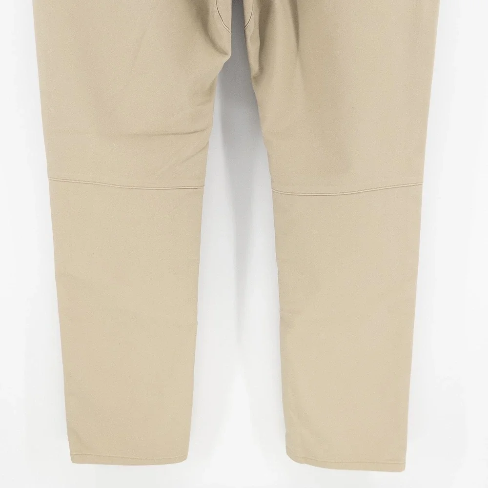 Polo Ralph Lauren Mens 36x32 Stretch Slim Fit Dobby Performance Pants Tan Chinos